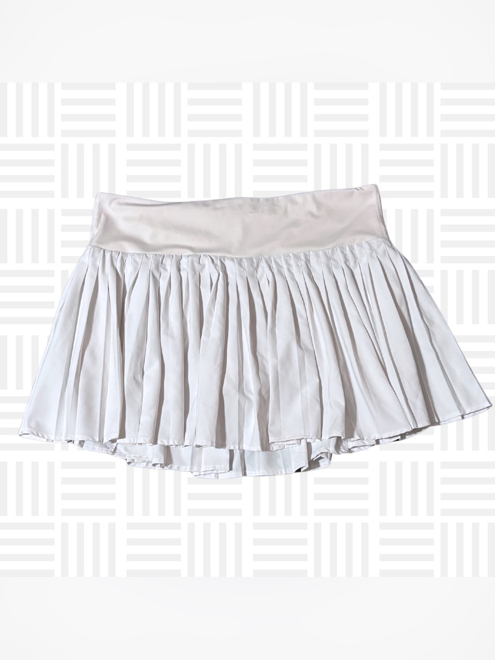 White Pleated Tennis Skirt All In Motion Size XXL - EUC